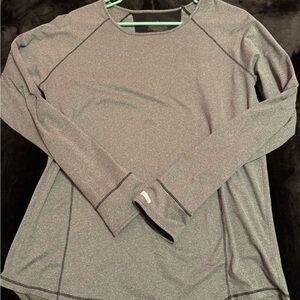 Cuddl Duds Charcoal Long Sleeve Tee